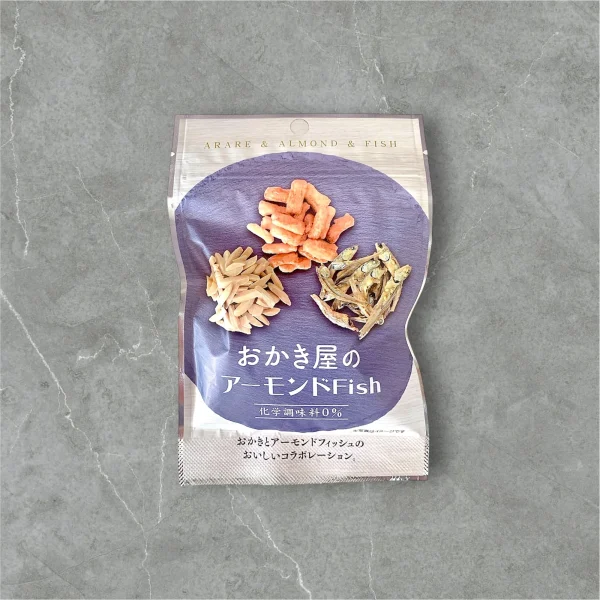 おかき屋のアーモンドfish