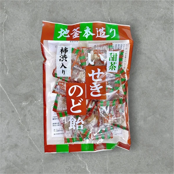 柿渋入 甜茶のど飴
