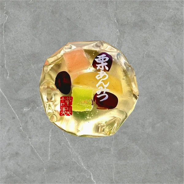 極上 栗あんみつ〈白〉　