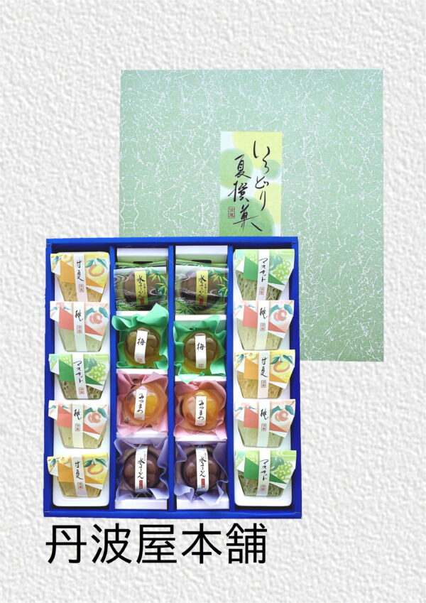 いろどり夏撰菓 18個　参考上代 2,000円（税込2,160円）