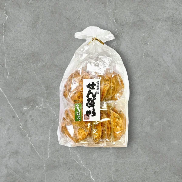 ネギみそせんべい