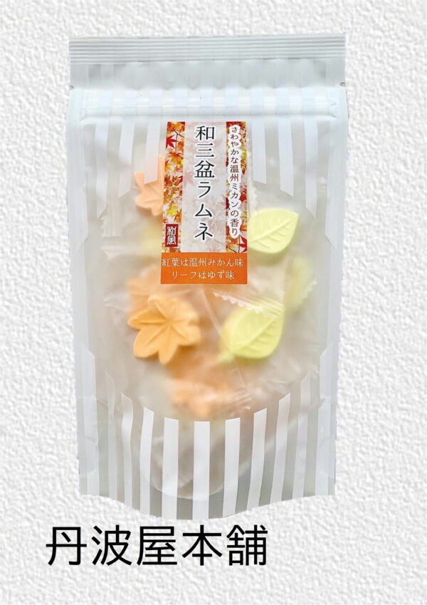 和三盆ラムネ 紅葉　参考上代 : 350円（税込378円）