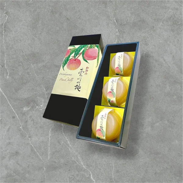旬の宴 あら川の桃ゼリー